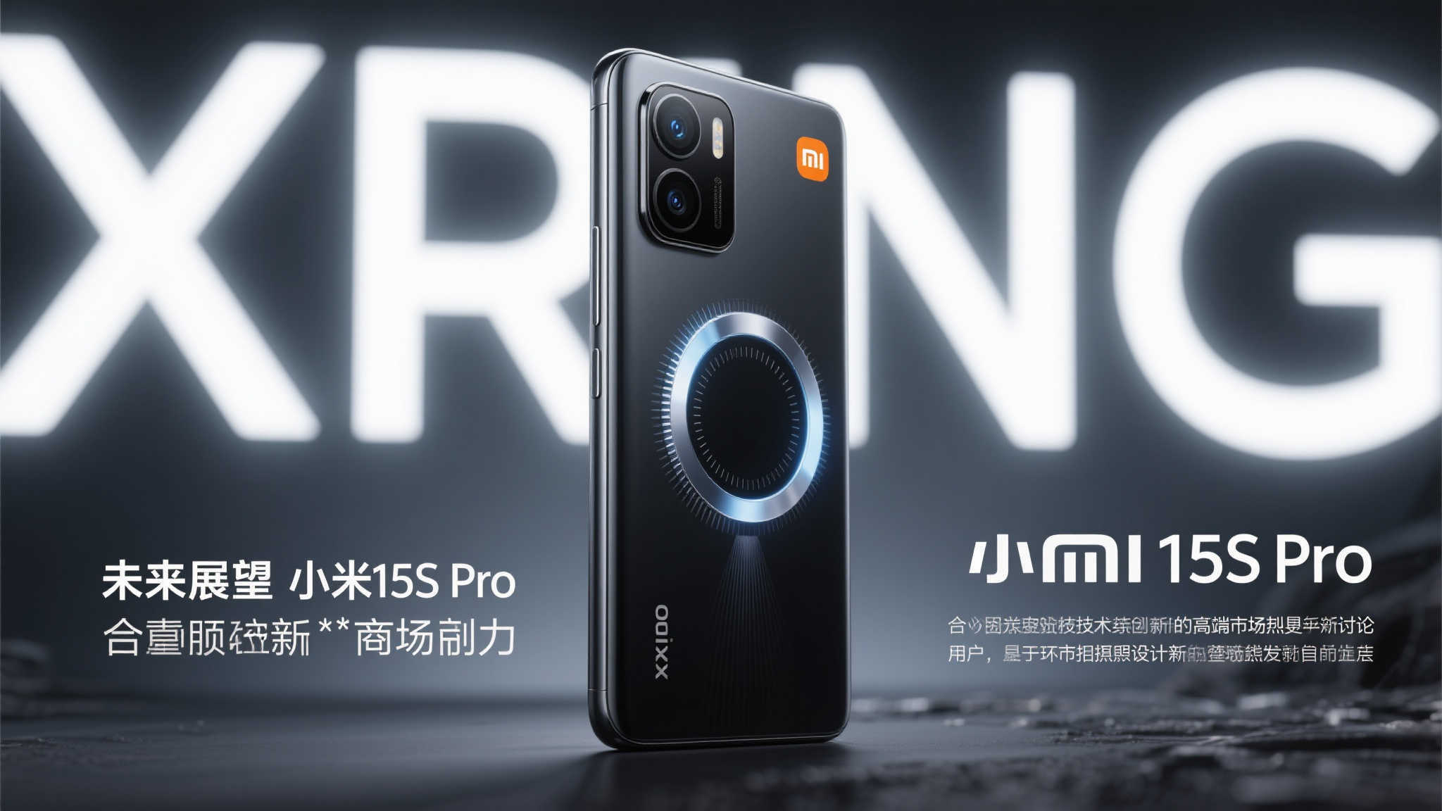 小米15S Pro外观揭晓!全新“XRING”英文标志亮相 小米15S Pro外观揭晓!全新“XRING”英文标志亮相